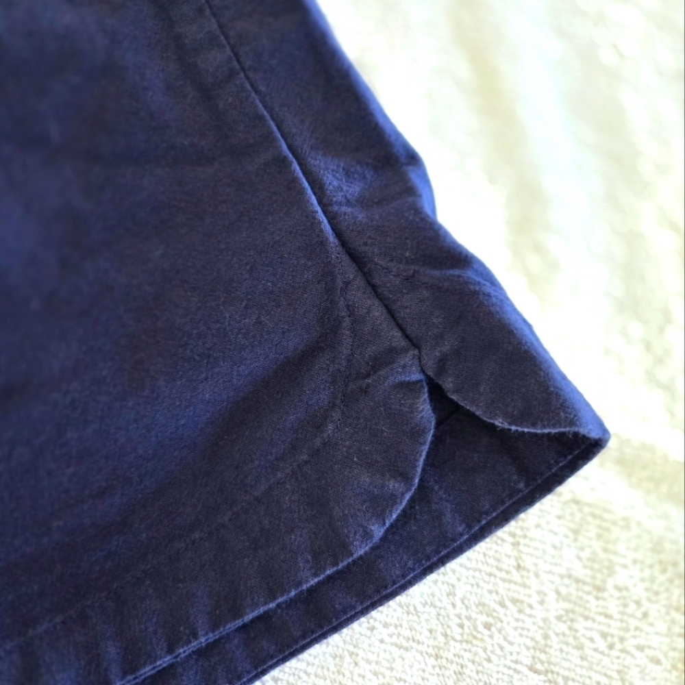 Coral Bay Womens Navy Blue Casual Pull Up Shorts Size Large - Picture 5 of 5